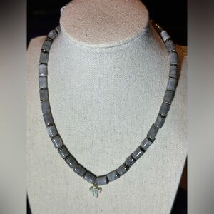 Free People Ceramic Bead with small charm cross - NWT